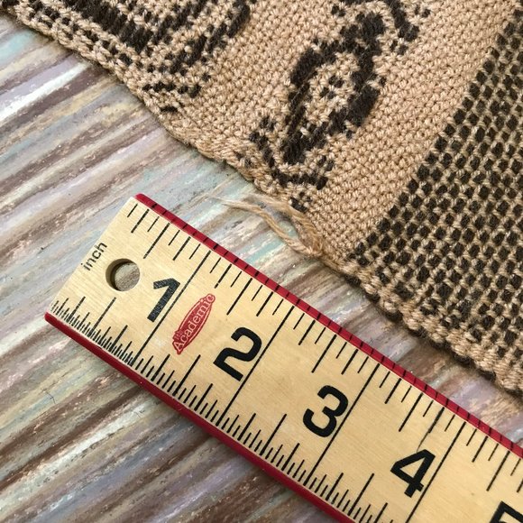 Alpaca Pattern Hand Woven Acrylic Table Runner Central American Print 22x72" - Picture 4 of 8